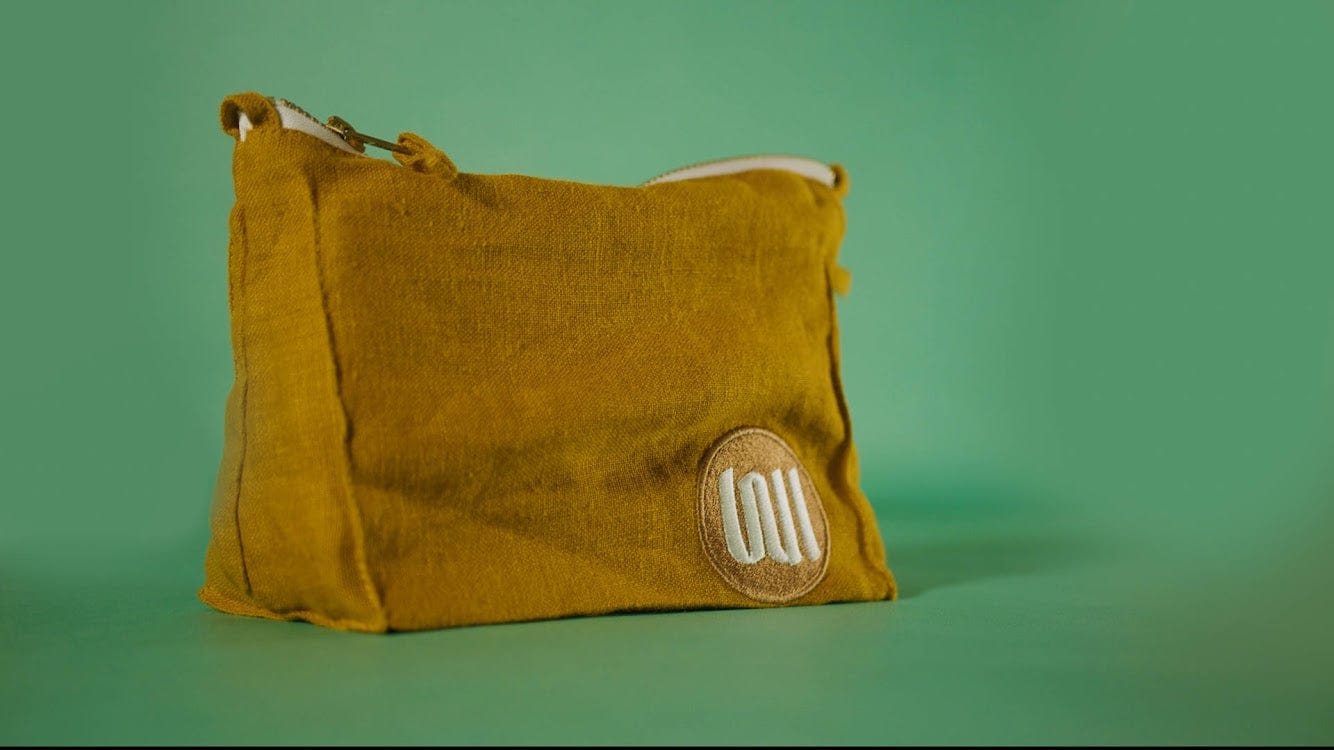 Kosmetiktasche Makeup aus Leinen - empathee