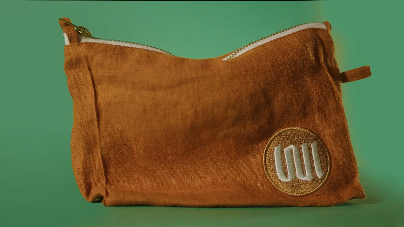 Kosmetiktasche Makeup aus Leinen - empathee