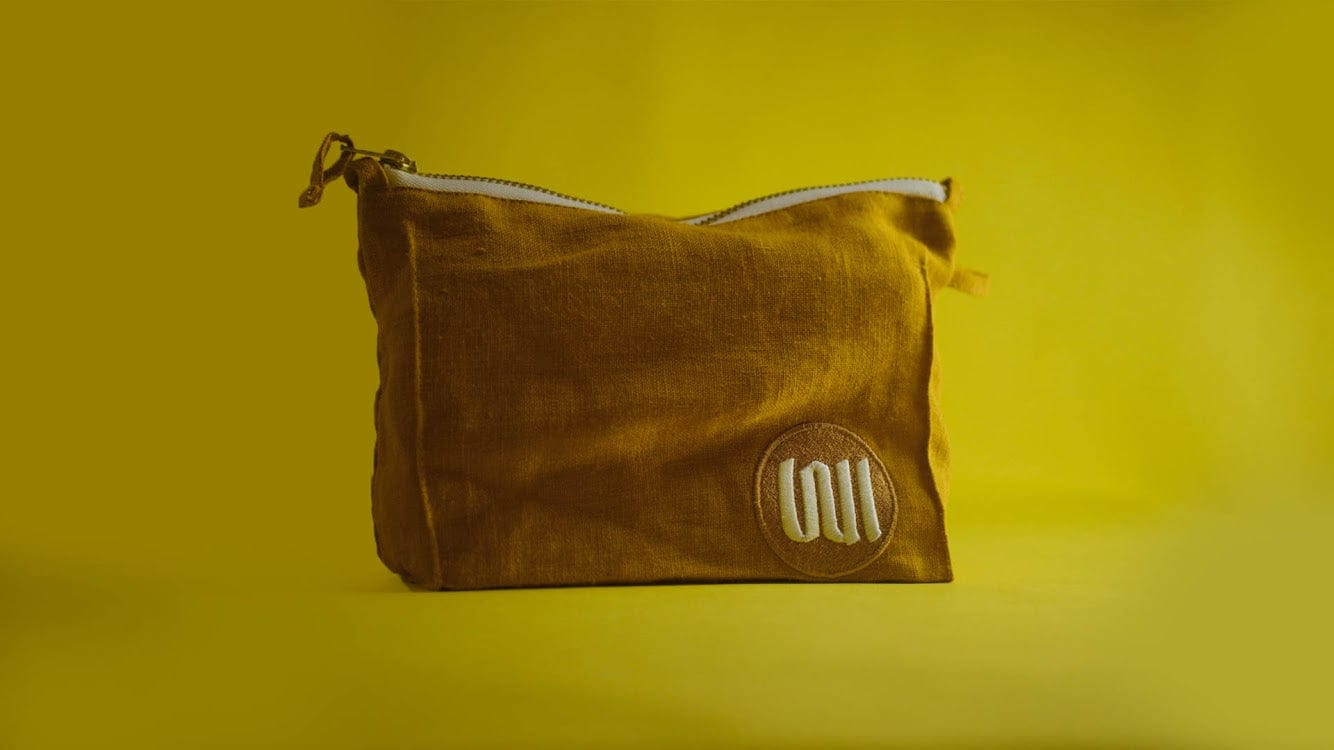 Kosmetiktasche Makeup aus Leinen - empathee