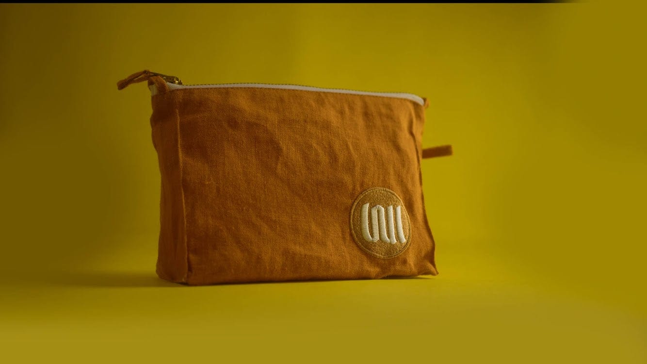 Kosmetiktasche Makeup aus Leinen - empathee