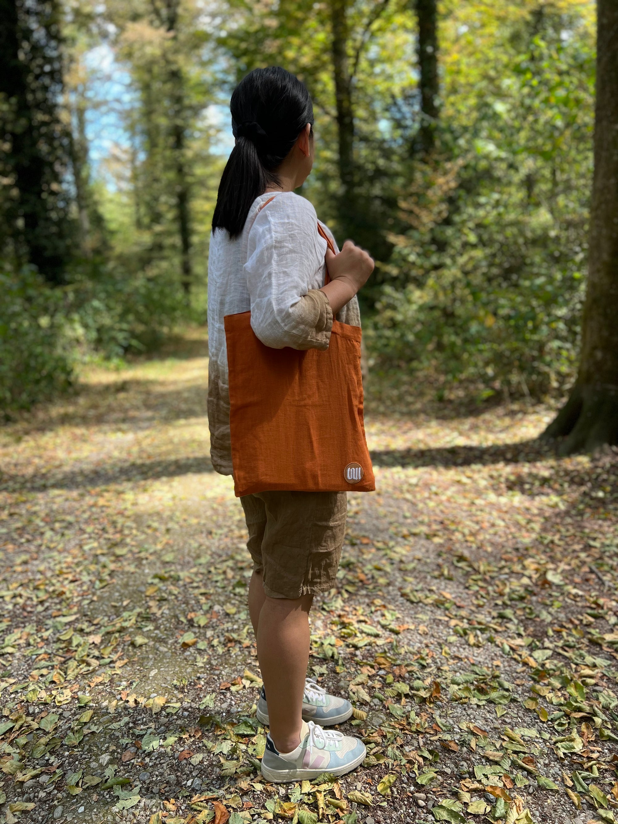Leinen Tote bag